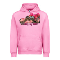 Fuchsia Pink load of love Urban Hoodie - SublimationCraftShop