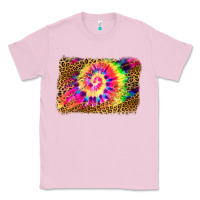 Bubblegum Pink leopard, tie die backgraund Classic Tee - JahusDesignShop