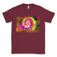 Burgundy leopard, tie die backgraund Classic Tee - JahusDesignShop