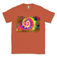 Copper leopard, tie die backgraund Classic Tee - JahusDesignShop