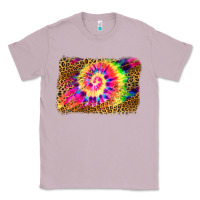 Lilac leopard, tie die backgraund Classic Tee - JahusDesignShop
