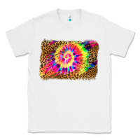 White leopard, tie die backgraund Classic Tee - JahusDesignShop