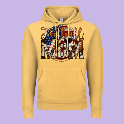 Football Mom Vintage Hoodie Designed By Jasminsmagicworld