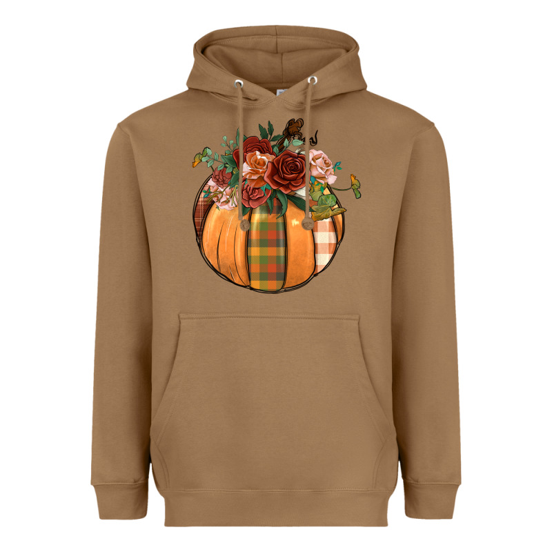 Floral Pumpkin Heavyweight Hoodie by BundleAndBundleShop | Teevron