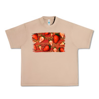 Burro Strawberry Background Urban Heavy Tee - Bettercallsaul