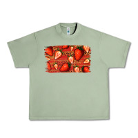 Oil Green Strawberry Background Urban Heavy Tee - Bettercallsaul