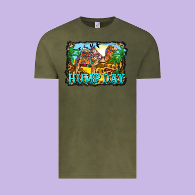 Hump Day Camel And Desert Vintage Tee Designed By Barkaloodesign