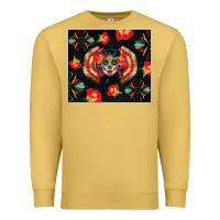 Antique Gold sugar skull tumbler Premium Sweatshirt - BundleAndBundleShop