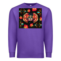 Purple sugar skull tumbler Premium Sweatshirt - BundleAndBundleShop