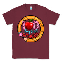 Burgundy 100 days of school Classic Tee - Artiststas