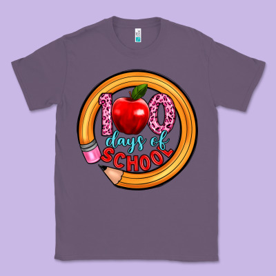 100 Days Of School Classic Tee Designed By Artiststas