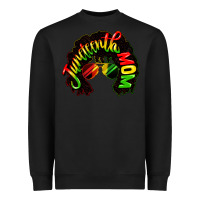 Black juneteenth mom Heavyweight Sweatshirt - CowGirlArtShop