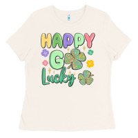 Bone happy go lucky Ladies Tee - MaliasSmallBusiness