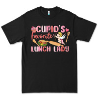 Black cupid's favorite lunch lady Premium Tee - MaliasSmallBusiness