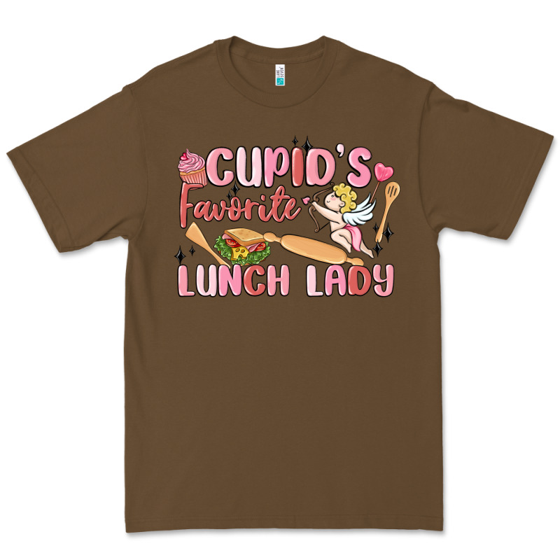 Cupid's Favorite Lunch Lady Premium Tee by MaliasSmallBusiness | Teevron