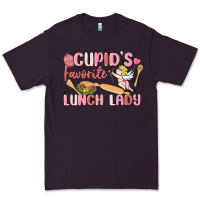 Plum cupid's favorite lunch lady Premium Tee - MaliasSmallBusiness