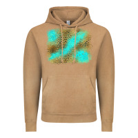 Vintage Camel leopard turquoise background Vintage Hoodie - Jasminsmagicworld