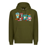 Army Green Dentist Coffee Cups Premium Hoodie - FaDigitalArtStudio