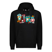 Black Dentist Coffee Cups Premium Hoodie - FaDigitalArtStudio