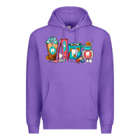 Purple Dentist Coffee Cups Premium Hoodie - FaDigitalArtStudio