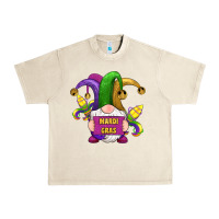 Mardi Gras Gnomes Fleur De Lis Urban Heavy Tee | Teevron