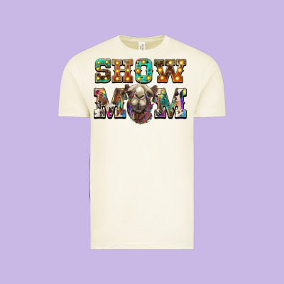 Show Mom Camel Vintage Tee Designed By Barkaloodesign