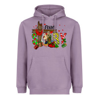 Lavender True Story Holy Family Heavyweight Hoodie - FaDigitalArtStudio