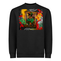 Black juneteenth black woman fashion girl Heavyweight Sweatshirt - CowGirlArtShop