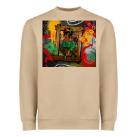 Mushroom juneteenth black woman fashion girl Heavyweight Sweatshirt - CowGirlArtShop
