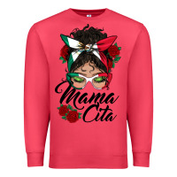 Cardinal mexican mamacita messy bun Premium Sweatshirt - BundleAndBundleShop