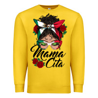 Lemon mexican mamacita messy bun Premium Sweatshirt - BundleAndBundleShop
