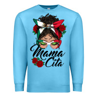 Mexican Mamacita Messy Bun Premium Sweatshirt | Teevron