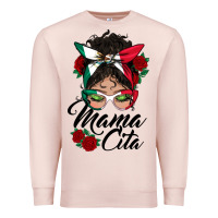 Pale Pink mexican mamacita messy bun Premium Sweatshirt - BundleAndBundleShop