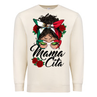 Sandshell mexican mamacita messy bun Premium Sweatshirt - BundleAndBundleShop