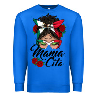 True Royal mexican mamacita messy bun Premium Sweatshirt - BundleAndBundleShop