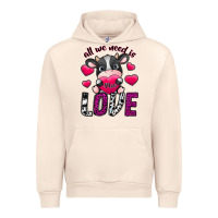 Sandshell All We Need İs Moo Love Urban Hoodie - SublimationCraftShop