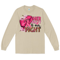 Mushroom her fight is our fight Long Sleeve Tee - NancyCooperArtShop