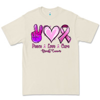 Bone Peace love cure Breast Cancer Premium Tee - NancyCooperArtShop