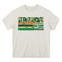 Cream st. patrick's day Heavy Core Tee - MaliasSmallBusiness