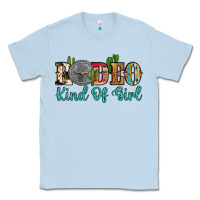 Dusty Blue rodeo kind of girl Classic Tee - Artiststas