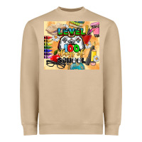 Mushroom level 100 days of school Heavyweight Sweatshirt - CowGirlArtShop