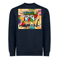 Level 100 Days Of School Heavyweight Sweatshirt | Teevron