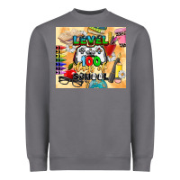 Storm level 100 days of school Heavyweight Sweatshirt - CowGirlArtShop