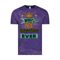Cloud Purple world's best grampa ever Vintage Tee - Jasminsmagicworld
