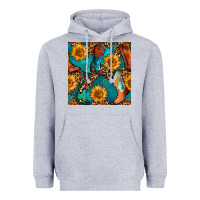 Heather Grey western cowboy boot seamless pattern Heavyweight Hoodie - BundleAndBundleShop