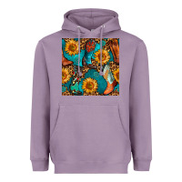 Lavender western cowboy boot seamless pattern Heavyweight Hoodie - BundleAndBundleShop