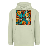 Matcha western cowboy boot seamless pattern Heavyweight Hoodie - BundleAndBundleShop