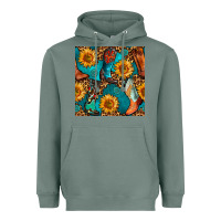 Sage western cowboy boot seamless pattern Heavyweight Hoodie - BundleAndBundleShop