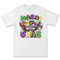 White mardi gras Premium Tee - MaliasSmallBusiness