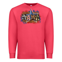 Cardinal patriotic mama Premium Sweatshirt - BundleAndBundleShop